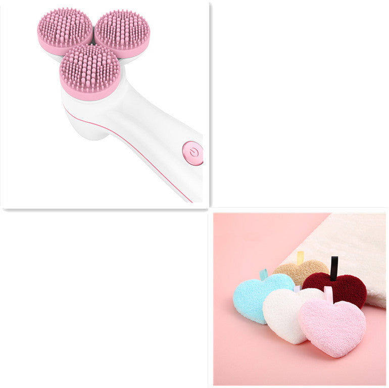 3D Smart Massage Cleanser Electric Cleanser Electric Silicone Facial Cleanser 3D Smart Massage Cleanser Electric Cleanser Electric Silicone Facial Cleanser